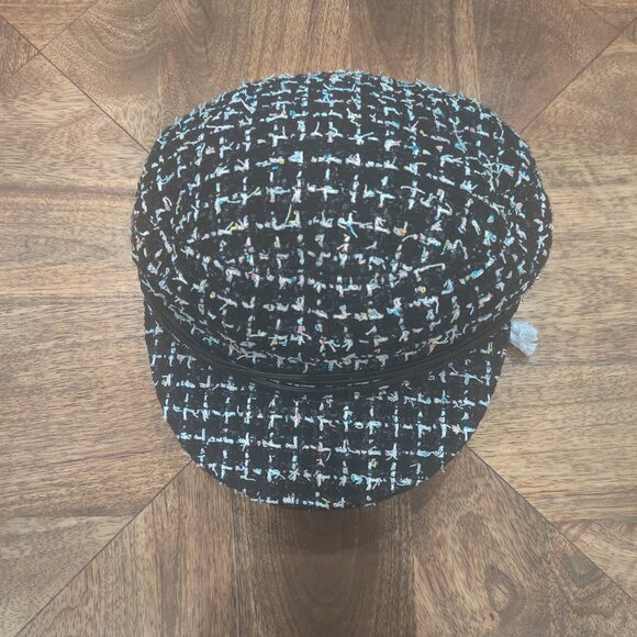 CHANEL tweed newsboy Cap size 58 (L) - Picture 1 of 5